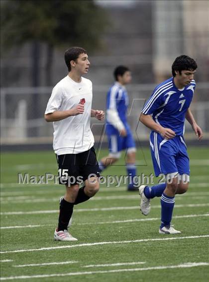 Thumbnail 2 in Mansfield Legacy vs. LakeView (Martin Invitational Soccer Tournament) photogallery.