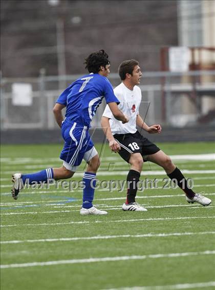 Thumbnail 3 in Mansfield Legacy vs. LakeView (Martin Invitational Soccer Tournament) photogallery.