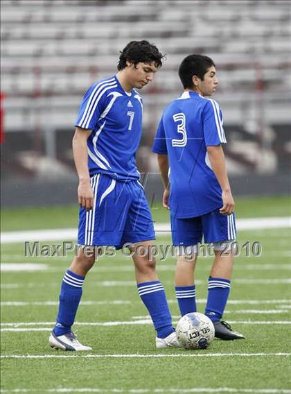 Thumbnail 1 in Mansfield Legacy vs. LakeView (Martin Invitational Soccer Tournament) photogallery.