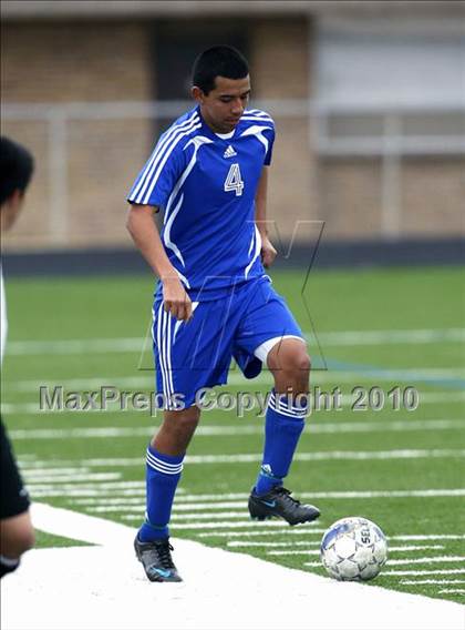 Thumbnail 3 in Mansfield Legacy vs. LakeView (Martin Invitational Soccer Tournament) photogallery.