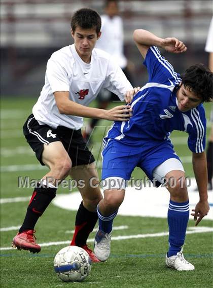 Thumbnail 3 in Mansfield Legacy vs. LakeView (Martin Invitational Soccer Tournament) photogallery.