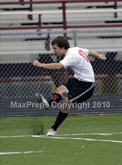 Thumbnail 1 in Mansfield Legacy vs. LakeView (Martin Invitational Soccer Tournament) photogallery.