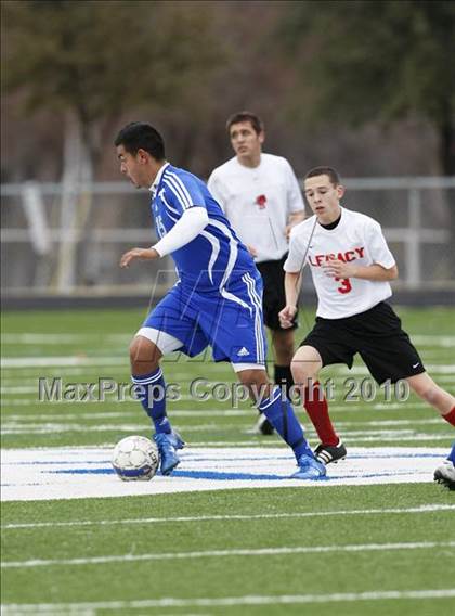 Thumbnail 1 in Mansfield Legacy vs. LakeView (Martin Invitational Soccer Tournament) photogallery.