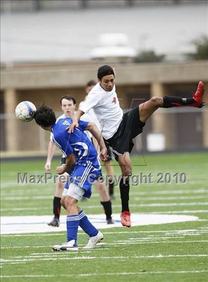 Thumbnail 3 in Mansfield Legacy vs. LakeView (Martin Invitational Soccer Tournament) photogallery.