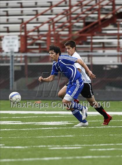 Thumbnail 3 in Mansfield Legacy vs. LakeView (Martin Invitational Soccer Tournament) photogallery.