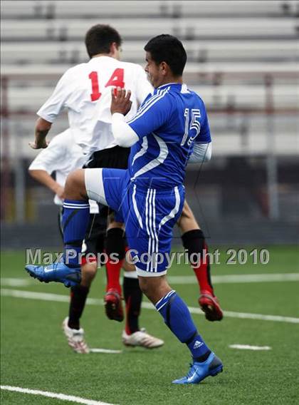 Thumbnail 2 in Mansfield Legacy vs. LakeView (Martin Invitational Soccer Tournament) photogallery.