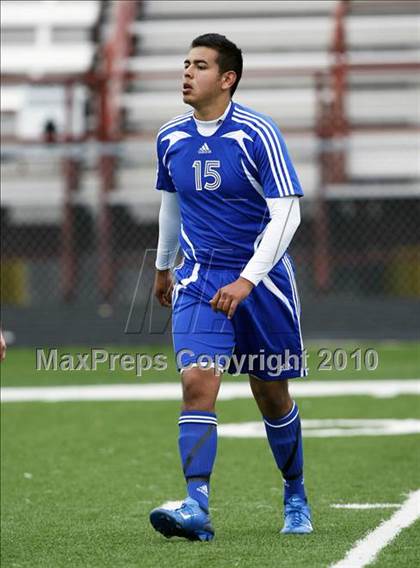 Thumbnail 2 in Mansfield Legacy vs. LakeView (Martin Invitational Soccer Tournament) photogallery.
