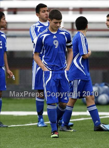 Thumbnail 3 in Mansfield Legacy vs. LakeView (Martin Invitational Soccer Tournament) photogallery.