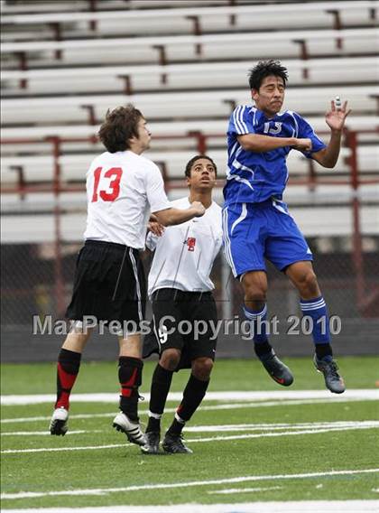 Thumbnail 2 in Mansfield Legacy vs. LakeView (Martin Invitational Soccer Tournament) photogallery.
