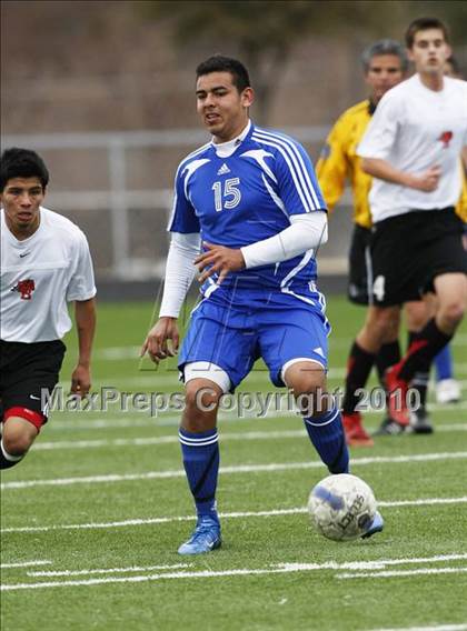 Thumbnail 3 in Mansfield Legacy vs. LakeView (Martin Invitational Soccer Tournament) photogallery.