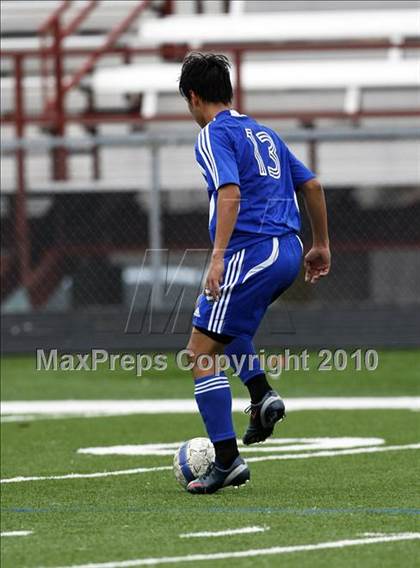 Thumbnail 3 in Mansfield Legacy vs. LakeView (Martin Invitational Soccer Tournament) photogallery.