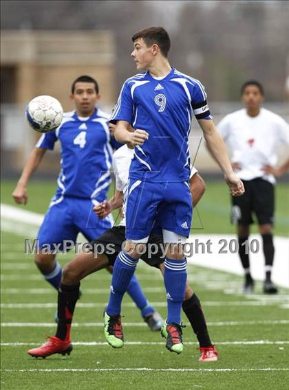 Thumbnail 3 in Mansfield Legacy vs. LakeView (Martin Invitational Soccer Tournament) photogallery.