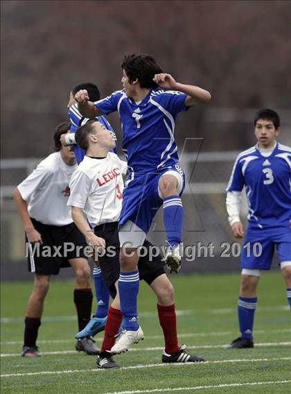 Thumbnail 1 in Mansfield Legacy vs. LakeView (Martin Invitational Soccer Tournament) photogallery.