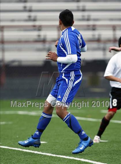 Thumbnail 1 in Mansfield Legacy vs. LakeView (Martin Invitational Soccer Tournament) photogallery.