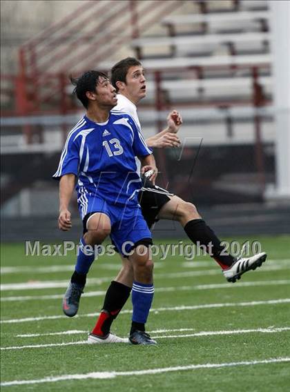 Thumbnail 1 in Mansfield Legacy vs. LakeView (Martin Invitational Soccer Tournament) photogallery.