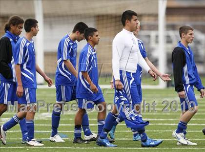 Thumbnail 3 in Mansfield Legacy vs. LakeView (Martin Invitational Soccer Tournament) photogallery.