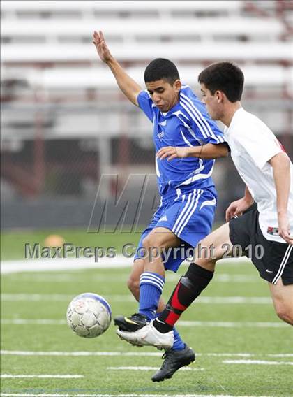 Thumbnail 3 in Mansfield Legacy vs. LakeView (Martin Invitational Soccer Tournament) photogallery.
