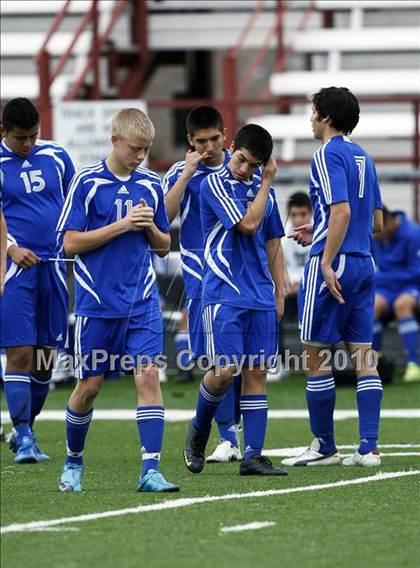 Thumbnail 1 in Mansfield Legacy vs. LakeView (Martin Invitational Soccer Tournament) photogallery.