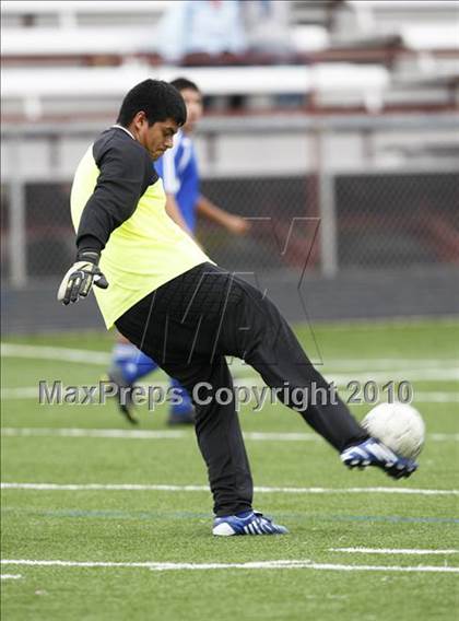 Thumbnail 3 in Mansfield Legacy vs. LakeView (Martin Invitational Soccer Tournament) photogallery.