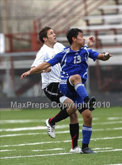 Thumbnail 3 in Mansfield Legacy vs. LakeView (Martin Invitational Soccer Tournament) photogallery.