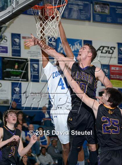 Thumbnail 1 in Lassen @ Capital Christian (CIF NorCal Regional D4 Playoff) photogallery.