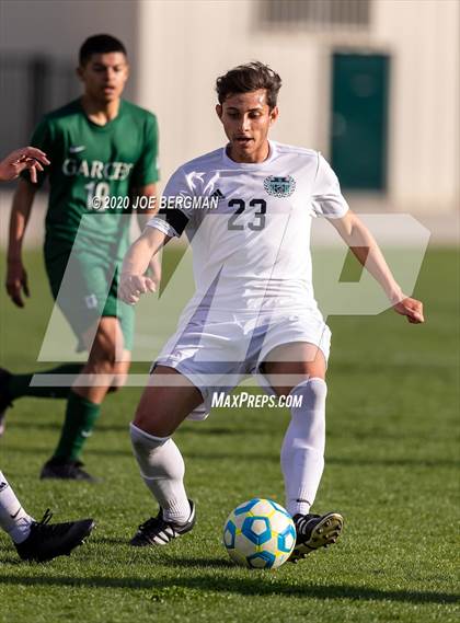 Thumbnail 3 in Santiago @ Garces Memorial (CIF SoCal Regional D3 Final) photogallery.