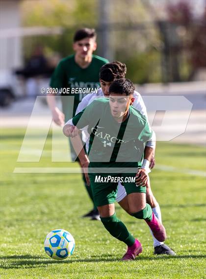 Thumbnail 1 in Santiago @ Garces Memorial (CIF SoCal Regional D3 Final) photogallery.