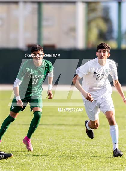 Thumbnail 1 in Santiago @ Garces Memorial (CIF SoCal Regional D3 Final) photogallery.
