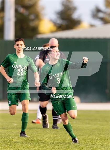 Thumbnail 2 in Santiago @ Garces Memorial (CIF SoCal Regional D3 Final) photogallery.