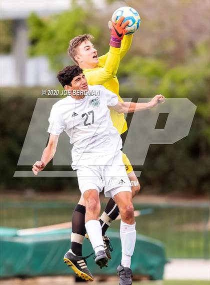 Thumbnail 2 in Santiago @ Garces Memorial (CIF SoCal Regional D3 Final) photogallery.