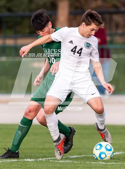 Thumbnail 2 in Santiago @ Garces Memorial (CIF SoCal Regional D3 Final) photogallery.