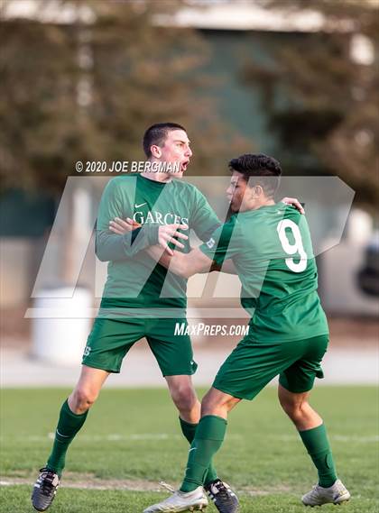 Thumbnail 2 in Santiago @ Garces Memorial (CIF SoCal Regional D3 Final) photogallery.