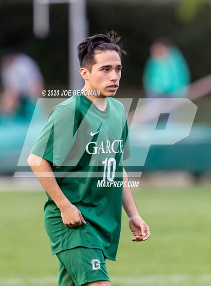 Thumbnail 1 in Santiago @ Garces Memorial (CIF SoCal Regional D3 Final) photogallery.