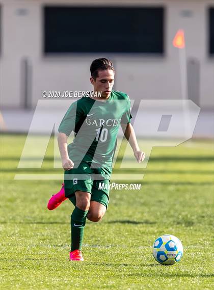 Thumbnail 3 in Santiago @ Garces Memorial (CIF SoCal Regional D3 Final) photogallery.