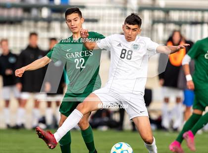 Thumbnail 2 in Santiago @ Garces Memorial (CIF SoCal Regional D3 Final) photogallery.