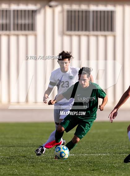 Thumbnail 1 in Santiago @ Garces Memorial (CIF SoCal Regional D3 Final) photogallery.