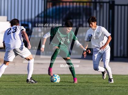 Thumbnail 1 in Santiago @ Garces Memorial (CIF SoCal Regional D3 Final) photogallery.