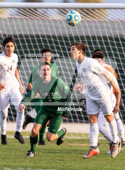 Thumbnail 3 in Santiago @ Garces Memorial (CIF SoCal Regional D3 Final) photogallery.
