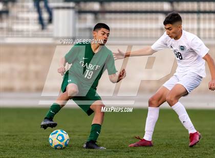 Thumbnail 1 in Santiago @ Garces Memorial (CIF SoCal Regional D3 Final) photogallery.