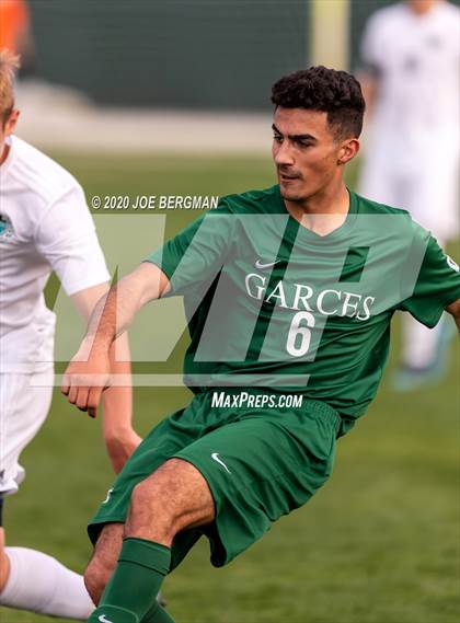 Thumbnail 2 in Santiago @ Garces Memorial (CIF SoCal Regional D3 Final) photogallery.