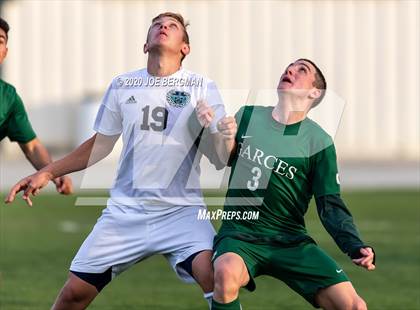 Thumbnail 3 in Santiago @ Garces Memorial (CIF SoCal Regional D3 Final) photogallery.