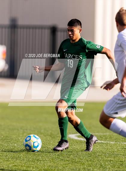 Thumbnail 2 in Santiago @ Garces Memorial (CIF SoCal Regional D3 Final) photogallery.