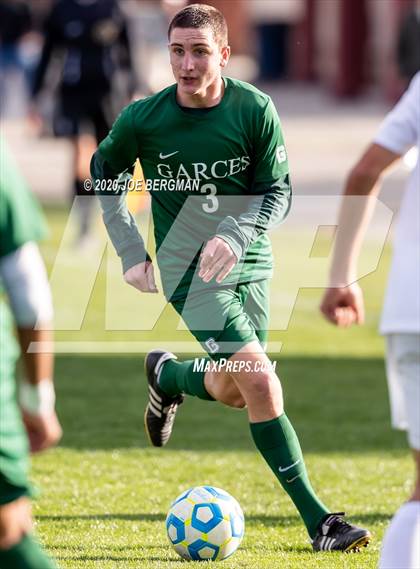 Thumbnail 2 in Santiago @ Garces Memorial (CIF SoCal Regional D3 Final) photogallery.