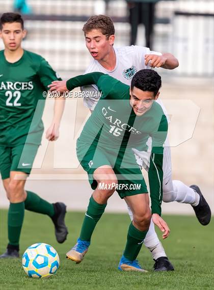 Thumbnail 1 in Santiago @ Garces Memorial (CIF SoCal Regional D3 Final) photogallery.