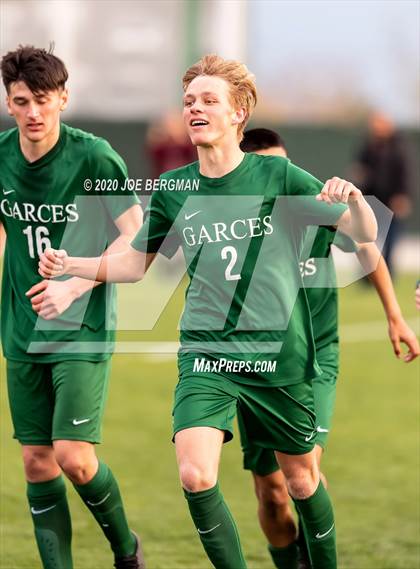 Thumbnail 1 in Santiago @ Garces Memorial (CIF SoCal Regional D3 Final) photogallery.