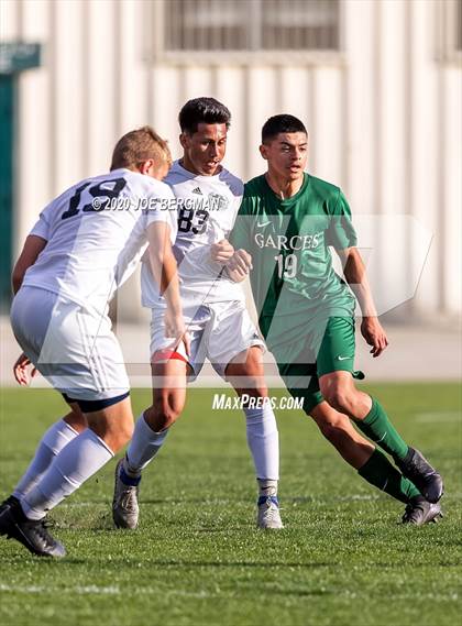Thumbnail 2 in Santiago @ Garces Memorial (CIF SoCal Regional D3 Final) photogallery.