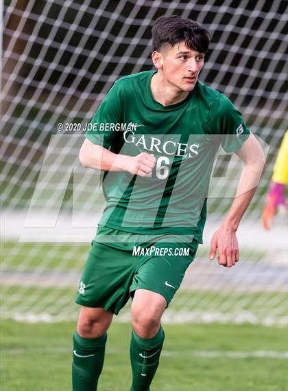 Thumbnail 1 in Santiago @ Garces Memorial (CIF SoCal Regional D3 Final) photogallery.