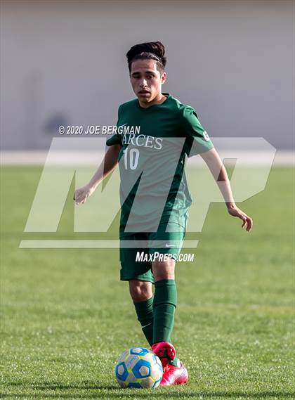 Thumbnail 1 in Santiago @ Garces Memorial (CIF SoCal Regional D3 Final) photogallery.