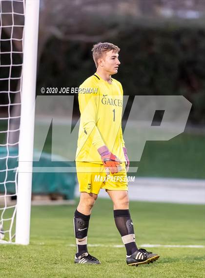 Thumbnail 3 in Santiago @ Garces Memorial (CIF SoCal Regional D3 Final) photogallery.