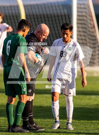 Thumbnail 2 in Santiago @ Garces Memorial (CIF SoCal Regional D3 Final) photogallery.